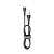 Кабель HOCO X45 USB (m)-Lightning (m) 1.0м 2.4A силикон черный (1/22/220)