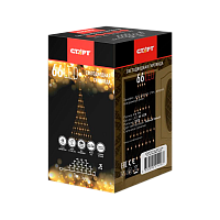 Гирлянда Старт НГ 66LED 2х1м занавес медь 1 режим 