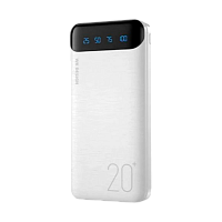 Внешний аккумулятор WK WP-163 20000mAh 2.1A белый (1/60)