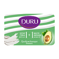 Крем-мыло Duru 1+1 Белая глина и масло Авокадо 80г