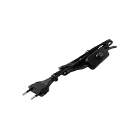 Кабель питания Прогресс для бра 1.7м 10A 2x0.5мм² с переключателем черный (1/200)