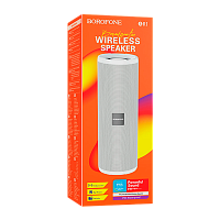 Портативная колонка Borofone BR1 bluetooth 5.0 серый (1/60) 