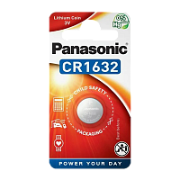 Батарейка Panasonic Power Cells CR1632 BL1 Lithium 3V в блистере (1/12) 