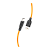 Кабель HOCO X21 Plus USB (m)-Type-C (m) 1.0м 3.0A силикон черный оранжевый (1/28/168)