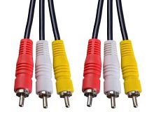 Кабель Perfeo AC3R-020M 3xRCA (m)-3xRCA (m) 1.5м (1/30)