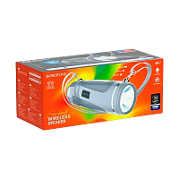 Портативная колонка Borofone BR7 bluetooth 5.0 microSD фонарик серый (1/40)