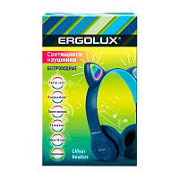 Наушники полноразмерные Ergolux ELX-BTHP02-C06 bluetooth 5.3 с микр. MP3/FM LED синий (1/4/80) 
