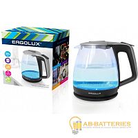 Электрочайник Ergolux ELX-KG01-C42 2300W 1.7л черный (1/6)