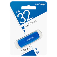 Флеш-накопитель Smartbuy Scout 32GB USB2.0 пластик синий 