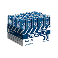 Батарейка Ergolux LR03 AAA BOX20 ПРОМО Alkaline 1.5V (20/480)