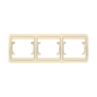 Рамка Makel Mimoza 3пост. кремовый 32013 (1/20)