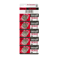 Батарейка Maxell CR2032 BL5 Lithium 3V (5/100/2000)