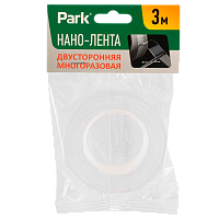 Нано-лента Park акрил 3м*20мм двусторонняя прозрачный (1/12/180)