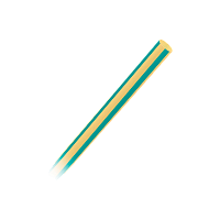 Термоусаживаемая трубка Smartbuy 2/1, желтый-зеленый, 1 метр (SBE-HST-2-yg)