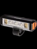 Фонарь велосипедный Космос 3х10ВтLED+16х0,5LED LED от аккумулятора IPX6 (1/48)