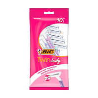 Бритва одноразовая BIC "Twin Lady" 2 лезвия 10шт. (1/10)