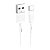 Кабель HOCO X83 USB (m)-Type-C (m) 1.0м 3.0A ПВХ белый (1/33/330)