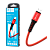 Кабель GFPower 02M USB (m)-microUSB (m) 1.0м 2.4A нейлон красный (1/200/800)