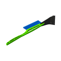 Щетка для автомобиля Brumex OKTAN сметка 50см со скребком зеленый (1/40)