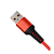 *Кабель GoPower GP02M USB (m)-microUSB (m) 1.0м 2.4A нейлон красный (1/200/800) 