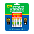 З/У для аккумуляторов GP AA/AAA 4 слота +4AAA 1000mAh (1/12)
