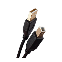 Кабель GoPower USB A (m)-USB B (m) 1.8м ПВХ черный Premium Zip-Lock c подвесом (1/200)