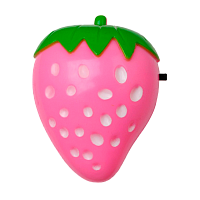 Ночник Camelion NL-180 "Клубника" 4LED 0.5W 220V в розетку (1/24/96)