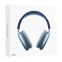 Наушники полноразмерные Borofone BO22 Plus Elegant BT bluetooth 5.4 с микр. голубой (1/40)