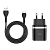 Сетевое З/У HOCO C12Q 1USB 3.0A QC3.0 с кабелем microUSB черный (1/10/100)