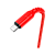 Кабель HOCO X59 USB (m)-Type-C (m) 1.0м 3.0A нейлон красный (1/33/330)