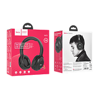 Наушники полноразмерные HOCO W33 bluetooth 5.0 с микр. microSD черный (1/30)