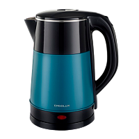Электрочайник Ergolux ELX-KS14-C44 2200W 2.3л индикация черный зеленый (1/12)