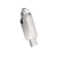 Флеш-накопитель HOCO UD8 32GB USB3.0 Type-C (m) металл серебряный (1/50)