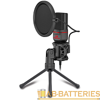 Микрофон Redragon GM100 SEYFERT конденсаторный 47 дБ 1.5м черный (1/40)