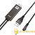 Кабель HOCO UA14 USB (m)-Lightning/HDMI (m) 2.0м 2.0A нейлон черный (1/82)