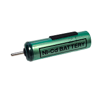 Аккумулятор Panasonic AA-1100S-LG длинный пин, зеленый   1100мАч, Ni-Cd WES365L2-2507/09