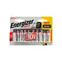 Батарейка Energizer MAX LR6 AA BL16 Alkaline 1.5V (16/96) 