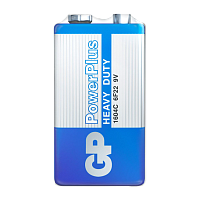 Батарейка GP PowerPlus Крона 6F22 SH1 Heavy Duty 9V (1/10/500)