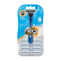 Бритва BIC "Flex 2 Hybrid" 2 лезвия 8 кассет (1/10)