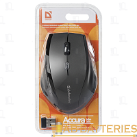 Мышь беспроводная Defender MM-365 Accura классическая USB черный (1/40) 