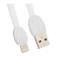 USB кабель REMAX Shell (IPhone 5/6/7/SE) RC-040I Белый, (1M, 2.1A) (35)