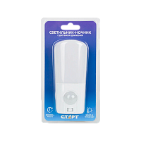 Ночник Старт Comet NL 2LED 220V датчик движения белый (1/20)