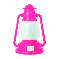 Ночник Camelion NL-170 "Фонарик" 3LED 1W 220V в розетку розовый (1/24/96)