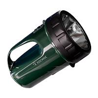 Фонарь туристический Космос 368 3W 1LED от аккумулятора зеленый (1/10)