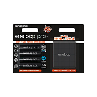 Аккумулятор предзаряженный RTU Panasonic R6 AA BL4 NI-MH eneloop pro 2500mAh футляр