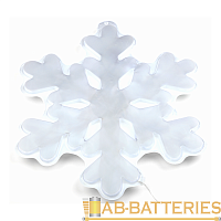 Ночник ЭРА "Снежинка" 48LED 220V белый (1/6/72)