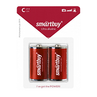 Батарейка Smartbuy LR14 C BL2 Alkaline 1.5V (2/12/192)