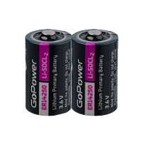 Батарейка GoPower ER14250 1/2AA SH2 Li-SOCl2 3.6V (2/100/600)