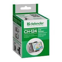 Держатель автомобильный Defender CH-124 в воздуховод черный (1/50)