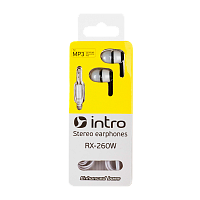Наушники внутриканальные Intro RX-260W белый